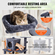 VEVOR Cat Tree 56,2&quot; Cat Tower with Cat Condo Sisal Scratching Post Dark Grey
