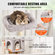 VEVOR Cat Tree 60,6&quot; Cat Tower with Cat Condo Sisal Scratching Post Ανοιχτό γκρι