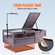 VEVOR Tortoise Habitat Wooden Tortoise House Indoor &amp; Outdoor 2 Δωματίων 38x24x13in