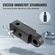 VEVOR 2&quot; Trailer Shackle Hitch Receiver Heavy Duty Tow Recovery for Truck Jeep