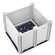 VEVOR Dog Whelping Box 28,3x28,3x18,1 σε PVC με Rails Pee Pad για σκύλους κουτάβια