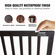 VEVOR Free Standing Dog Gate 24x60 ιντσών Ανεξάρτητη πύλη Pet Πτυσσόμενη καφέ