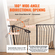 VEVOR Baby Gate, 29,5&quot;-48,4&quot; Extra Wide, 30&quot; High, Dog Gate για τις πόρτες και το σπίτι σκάλες, Easy Step Walk Thru Auto Close Child Gate Πόρτα ασφαλείας για κατοικίδια με κιτ τοποθέτησης πίεσης και κιτ τοποθέτησης στον τοίχο, μαύρο