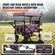 VEVOR Wagon καροτσάκι Push Pull Quad Πτυσσόμενο για 2 παιδιά με σκούρο μωβ κουβούκλιο