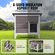 VEVOR Outdoor Cat House Ξύλινο Καταφύγιο Feral Cat με Πτερύγια Πόρτας Οροφής &amp; PVC
