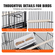 VEVOR 52 ιντσών Standing Large Bird Cage, Carbon Steel Flight Bird Cage for Parakeets, Cockatiels, Paparots, Macaw with Rolling Stand και Tray