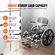 Αναπηρική καρέκλα ντους VEVOR 17,5 ιντσών Aloy Commode Αναπηρική καρέκλα μπάνιου για άτομα με ειδικές ανάγκες