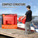 VEVOR Marine Fuel Tank, 14,53 Gallon/55L, Φορητή δεξαμενή αερίου καυσίμου σκάφους για σκάφη εξωλέμβιας μηχανής, πλαστική δεξαμενή καυσίμου εξωλέμβιου σκάφους με λάστιχο, εύκολο στη μεταφορά για σκάφος, ψαρόβαρκα, σκάφος καταστρώματος, κόκκινο