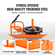 VEVOR Weight Training Pull Sled, Fitness Strength Speed ​​Training Sled with Handle, Steel Power Sled Εξοπλισμός προπόνησης για αθλητική άσκηση και βελτίωση ταχύτητας, κατάλληλο για πιάτο βάρους 1&quot;&amp;2&quot;, πορτοκαλί