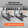 VEVOR Weight Training Pull Sled, Fitness Strength Speed ​​Training Sled with Handle, Steel Power Sled Workout Εξοπλισμός για Αθλητική Άσκηση &amp; Βελτίωση Ταχύτητας, Κατάλληλο για Πιάτο Βαρών 1&quot;&amp;2&quot;, Μαύρο