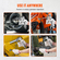 Γράσο πιστόλι VEVOR Pistol Grip, 3500 PSI, 4 OZ / 120 CC χωρητικότητας Heavy Duty Professional Grease Gun, με εύκαμπτο σωλήνα 11,65 ιντσών, 2 μαύρους επίπεδους συνδέσμους, 1 ενισχυμένο ακροφύσιο και 2 άκαμπτους μεταλλικούς σωλήνες