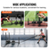 Sled VEVOR Weight Training, Pull Push Power Sled with Handle, Fitness Strength Trainsition training, Steel Workout Εξοπλισμός για Αθλητική Άσκηση &amp; Βελτίωση Ταχύτητας, Fit for 2&quot; Weight Plate, Μαύρο