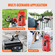 VEVOR 16 Gallon Fuel Caddy Φορητό δοχείο αποθήκευσης αερίου 7,8 λίτρα/λεπτό με χειροκίνητο ακροφύσιο