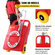 VEVOR Fuel Caddy, 32 γαλόνια, φορητό ρεζερβουάρ αποθήκευσης καυσίμου σε τροχούς, με αντλία χειροκίνητης μεταφοράς, δοχείο καυσίμου βενζίνης ντίζελ για αυτοκίνητα, χορτοκοπτικά, ATV, σκάφη, Περισσότερα, κόκκινο
