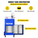 VEVOR 30 Gallon Fuel Caddy, Gas Storage Tank &amp; 4 Wheels, with Manuel Transfer Pump, βενζινοκίνητο δοχείο καυσίμου ντίζελ για αυτοκίνητα, χορτοκοπτικά, ATV, σκάφη, Περισσότερα, μπλε
