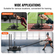 VEVOR Weight Training Sled, Pull Push Power Sled, Fitness Strength Trainition Resistance, Ατσάλινο Εξοπλισμός Προπόνησης για Αθλητική Άσκηση &amp; Βελτίωση Ταχύτητας, Κατάλληλο για Πλάκα Βαρών 2&quot;, Μαύρο