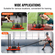 Sled VEVOR Weight Training, Pull Push Power Sled with Handle, Fitness Strength Trainition training, Steel Workout Εξοπλισμός για Αθλητική Άσκηση &amp; Βελτίωση Ταχύτητας, Fit for 1&quot; &amp; 2&quot; Weight Plate