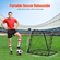 Φορητά δώρα προπόνησης ποδοσφαίρου VEVOR 34&quot;x34&quot; Soccer Rebounder Net Kick-Back