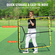 VEVOR Baseball And Softball Rebounder Net 4x4,5 Ft PitchBack Ρυθμιζόμενες γωνίες