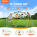 VEVOR Climbing Dome, 10FT Geometric Dome Climber με αιώρα και κούνια, για παιδιά 3 έως 10 ετών, Jungle Gym που υποστηρίζει 750LBS και εύκολη συναρμολόγηση, με λαβή αναρρίχησης, εξοπλισμό για παιχνίδι στην αυλή εξωτερικού χώρου