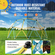VEVOR Climbing Dome, 10FT Geometric Dome Climber Play Center για παιδιά 3 έως 10 ετών, Jungle Gym Supports 750LBS and Easy Assembly, with Climbing Grip, Outdoor Backyard Play Equipment for Children