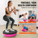 VEVOR 23&quot; Half Exercise Ball Trainer Yoga Balance Stability Band Resistance Ball