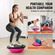 VEVOR 26&quot; Half Exercise Ball Trainer Yoga Balance Stability Band Resistance Ball