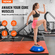 VEVOR 26&quot; Half Exercise Ball Trainer Yoga Balance Stability Band Resistance Ball