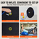 VEVOR 26&quot; Half Exercise Ball Trainer Yoga Balance Stability Band Resistance Ball