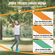 Κιτ VEVOR Slackline με γραμμή προπόνησης, εξοπλισμός 60 ποδιών Backyard Slack Line, Εύκολη εγκατάσταση Σφιχτό σχοινί για ενήλικες για παιδιά, πλήρες σετ Slackline με προστατευτικά δέντρων, γυμναστής βραχιόνων, τσάντα μεταφοράς και οδηγίες