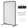 VEVOR I Screen Baseball για Batting Cage, 7x4 ft Baseball Softball Screen Safety, Body Protector Φορητή οθόνη κτύπημα με τσάντα μεταφοράς και πάσσαλοι εδάφους, Heavy Duty Pitching Net for Pitchers Protection