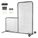 VEVOR L Screen Baseball για Batting Cage, 7x7 ft Softball Screen Safety, Body Protector Φορητή οθόνη κτύπημα με τσάντα μεταφοράς, ρόδες, πασσάλους εδάφους, βαρέως τύπου δίχτυ ρίψης για προστασία Pitchers