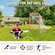 VEVOR Lacrosse Goal, 4&#039; x 4&#039; Small Παιδικό Δίχτυ Λακρός, Πτυσσόμενο Φορητό Γκολ λακρός με τσάντα μεταφοράς, Εξοπλισμός προπόνησης στην πίσω αυλή από σιδερένιο πλαίσιο, Γρήγορη και εύκολη εγκατάσταση, Ιδανικό για προπόνηση νέων, πορτοκαλί