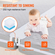 VEVOR Bed Bridge Μετατροπέας King Kit Μεταλλική πόρπη και τσάντα αποθήκευσης 75&quot; L x 10&quot; W