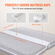 VEVOR Bed Bridge Κιτ σύνδεσης κρεβατιού king size Μεταλλική πόρπη &amp; τσάντα αποθήκευσης 75&quot; L x 12&quot; W
