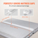 VEVOR Bed Bridge Μετατροπέας King Kit Μεταλλική πόρπη &amp; τσάντα αποθήκευσης (75&quot; L x 8&quot; W)