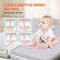 VEVOR Bed Bridge Μετατροπέας King Kit Μεταλλική πόρπη &amp; τσάντα αποθήκευσης (75&quot; L x 8&quot; W)