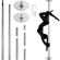 VEVOR Professional Dancing Pole, Spinning Static Dancing Pole Kit, Φορητό αφαιρούμενο κοντάρι, 45mm βαρέως τύπου κοντάρι από ανοξείδωτο ατσάλι, κοντάρι γυμναστικής με ρυθμιζόμενο ύψος, για γυμναστική στο σπίτι στο σπίτι, ασημί