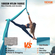 VEVOR Aerial Silk &amp; Yoga Swing, 11 Yards, Aerial Yoga Hammock Kit με νάιλον ύφασμα 100gsm, Full Rigging Hardware &amp; Easy Set-up Guide, Antigravity Flying for All Levels Fitness Bodybuilding, Blue