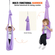 VEVOR Sensory Swing για Παιδιά, 3,1 Yards, Therapy Swing για παιδιά με Ειδικές Ανάγκες, Cuddle Swing Εσωτερική αιώρα εξωτερικού χώρου για Παιδί &amp; Ενήλικες με Αυτισμό, ΔΕΠΥ, Aspergers, Αισθητηριακή Ολοκλήρωση, Μωβ