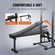 VEVOR Power Tower με πάγκο, ρυθμιζόμενο ύψος 10 επιπέδων Pull Up Stand Dip Station &amp; αποσπώμενο πάγκο, Πολυλειτουργικός εξοπλισμός γυμναστικής για γυμναστήριο στο σπίτι με πλάτη, αγκώνες, 440LBS