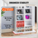 VEVOR Media Storage Cabinet 8 επιπέδων Ρυθμιζόμενα ράφια DVD χωρητικότητας 464 CD Λευκό