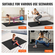 VEVOR Exercise Mat, αντιολισθητικό χαλάκι γιόγκα, γυμναστήριο, πιλάτο, γυμναστήριο (7x5 πόδια)