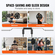 VEVOR Safety Squat Bar, 700 LBS Fitness Squat Bar, Safety Squat Bar Attachment with Shoulder and Arm Pads, 28mm Weight Bar, Ιδανικό για μπροστινά Squat, Lunges, Rehab, Φυσικοθεραπεία