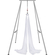 VEVOR Aerial Yoga Frame &amp; Yoga Hammock, 9,67 ft Professional Yoga Stand έρχεται με 6,6 Yards Aerial Hammock, Μέγιστη χωρητικότητα 551,15 lbs Εξέδρα γιόγκα για εσωτερικούς χώρους Aerial Yoga, λευκό