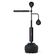 VEVOR Boxing Speed ​​Trainer, Punching Bag με βάση, Reflex Boxing Bag για εφήβους και ενήλικες, ρυθμιζόμενο ύψος, Free Standing Strike Bag Set με γάντια, Workout Speed ​​Bag για προπόνηση στο σπίτι, Μαύρο