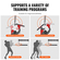 VEVOR Wall Mount Boxing Spinning Bar, Ρυθμιζόμενη Spinning Bar, Boxing Speed ​​Trainer με γάντια, Black Reflex Boxing Bar, Boxing Training Equipment for Kickboxing, MMA, Stress Relief, Fitness