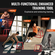 VEVOR Plyometric Jump Boxes, 12/18/24 Inch Plyo Box, Platform and Jumping Agility Box, Anti-slip Fitness Exercise Step Up Box for Home Gym Training, Conditioning Strength Training, Κόκκινο