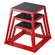 VEVOR Plyometric Jump Boxes, 12/18/24 Inch Plyo Box, Platform and Jumping Agility Box, Anti-slip Fitness Exercise Step Up Box for Home Gym Training, Conditioning Strength Training, Κόκκινο