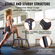 VEVOR Plyometric Jump Box, 12 Inch Plyo Box, Steel Plyometric Platform and Jumping Agility Box, Anti-slip Fitness Step Up Box for Home Gym Training, Conditioning Strength Training, Μαύρο